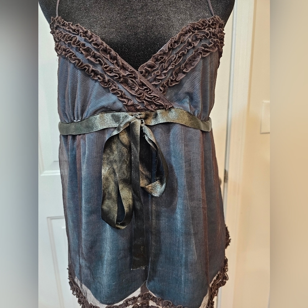 Anthropologie Beaubois Fairycore  sleeveless top Babydoll Y2K  Size XS {Bx10} - Picture 8 of 10